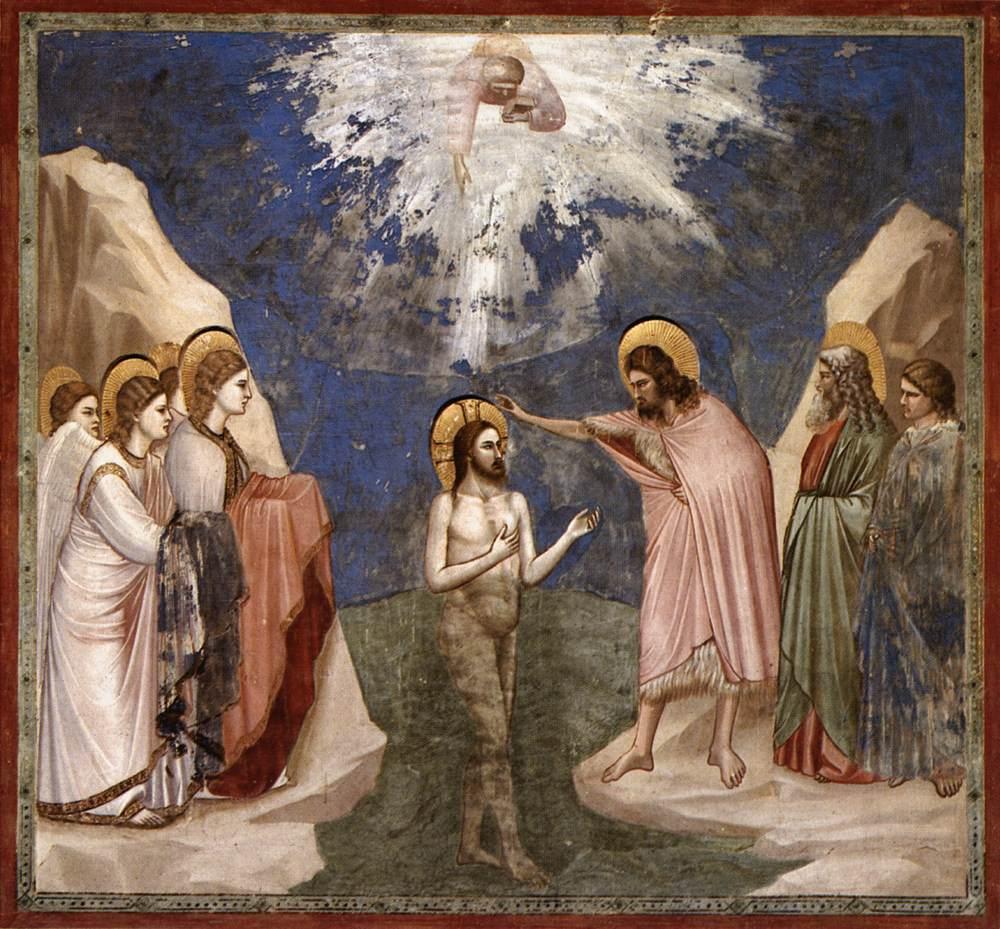 Giotto, Battesimo di Cristo