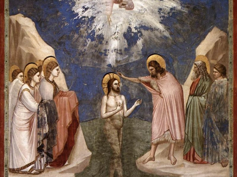 Giotto, Battesimo di Cristo Giotto, Battesimo di Cristo
